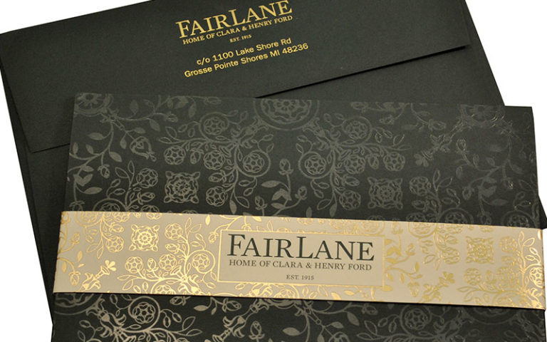 Behrmann Printing Company’s Fair Lane Invitation