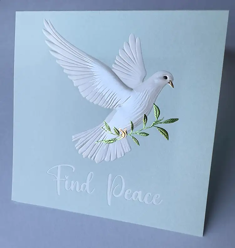 Creative Paper Crafting card