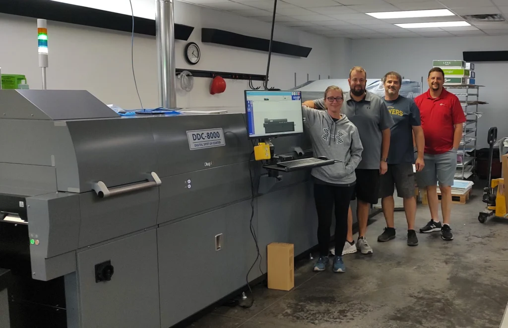 Rooney Printing with Duplo DuSense DDC-8000