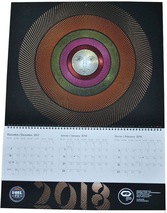 Sun Themed Calendar