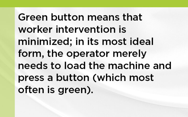 Green Button Technology in Print Finishing