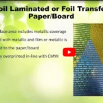 Metallic decorated paper recyclability