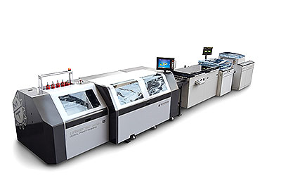 Book Automation’s Universe Sewing WEB-FED Book Production Solution